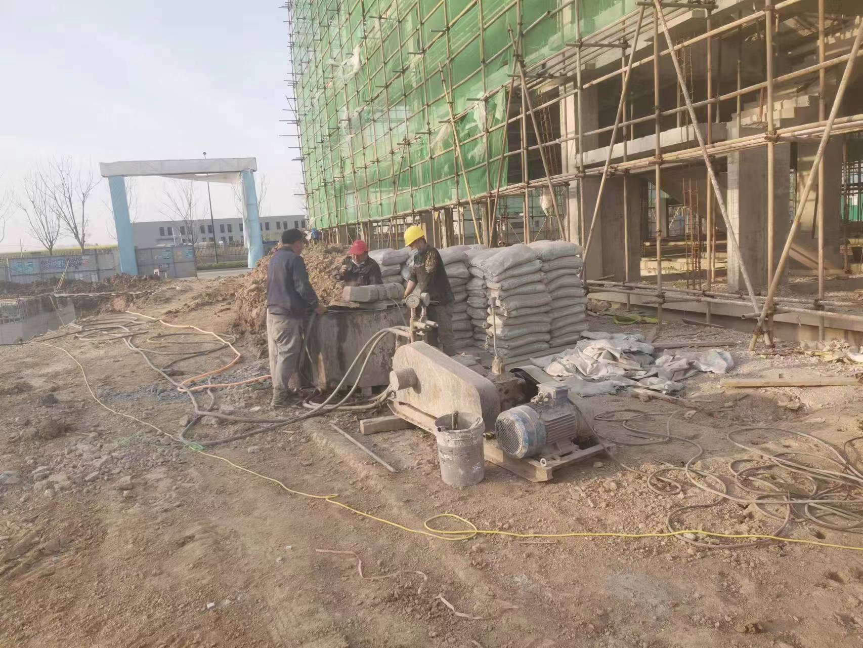 干驿镇别墅下沉注浆