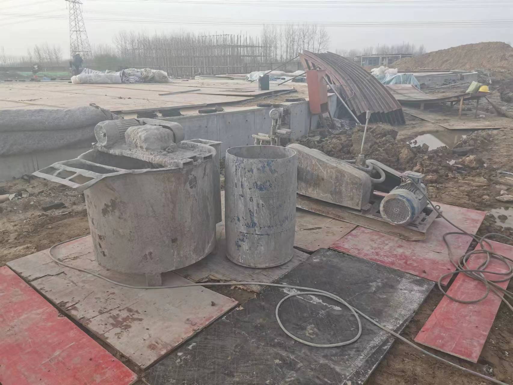 干驿镇顶管注浆